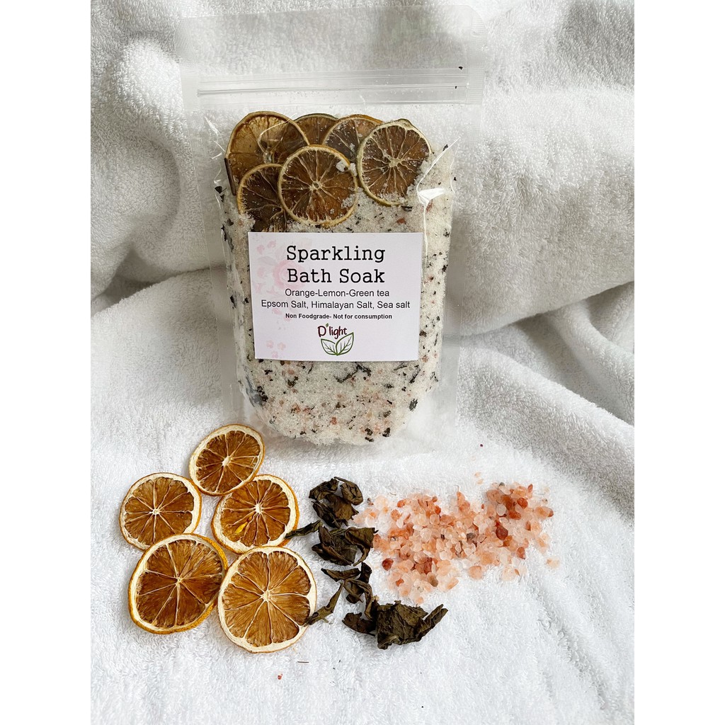 bath soak / garam mandi /garam spa / garam rendam kaki / bath salt epsom salt himalaya salt sea salt