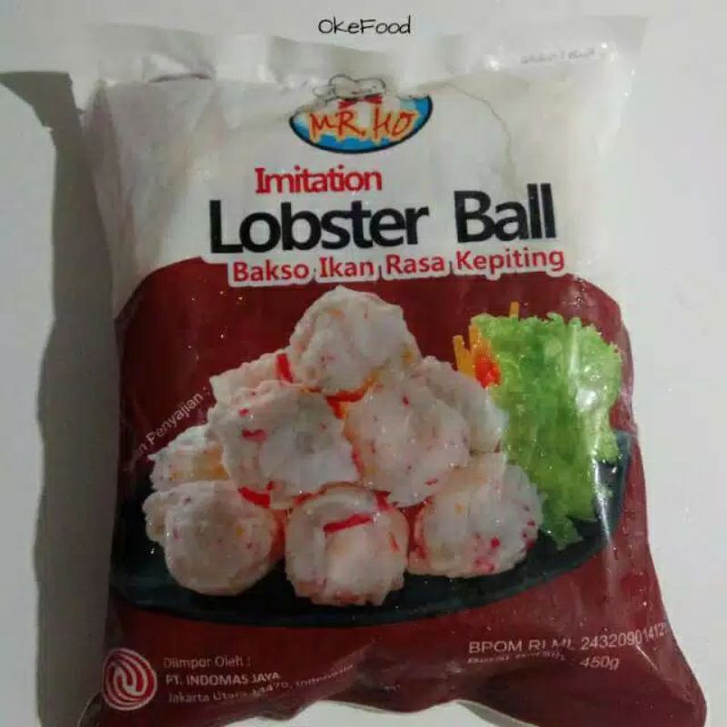 

Mr. Ho Lobster Ball 450gr/ Mr. Ho Bakso Lobster