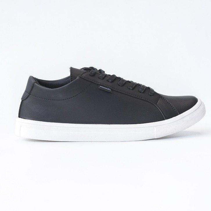 morningbell Vegan -  sepatu pria sneakers / morningbell sneaker / vegan black