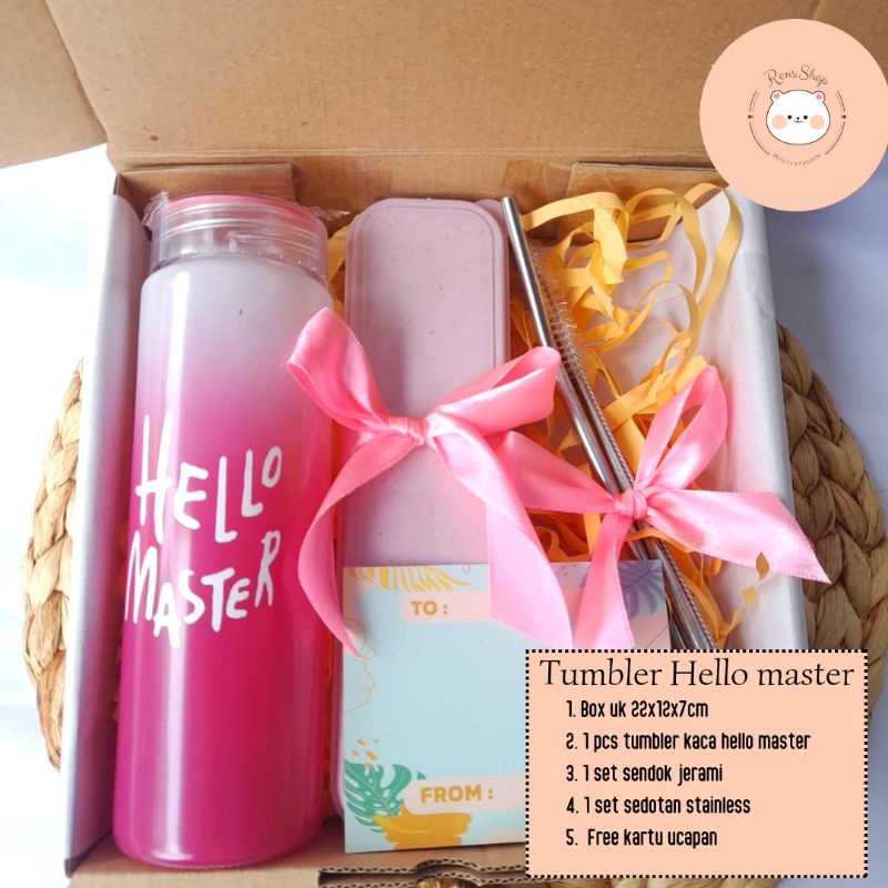 READY - HAMPERS CEWEK ULANG TAHUN KADO WISUDA BOTOL GIFT BOX KADO ULANG TAHUN CEWEK MURAH