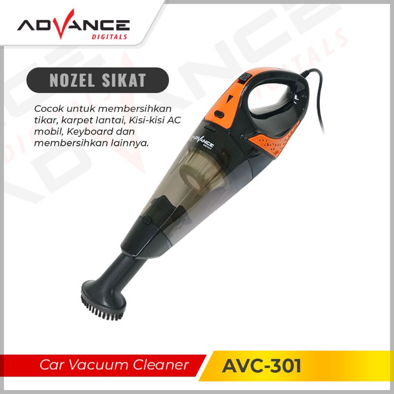 Advance Car Vacuum Cleaner / Penyedot Debu Mobil AVC-301