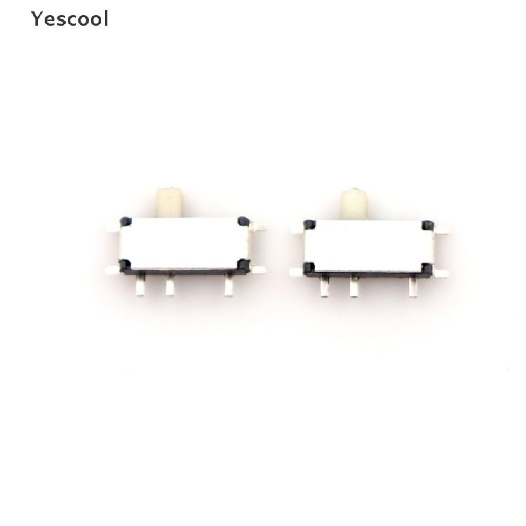 Yescool 20pcs Saklar Slide Switch On-OFF 2 Posisi Ukuran Mini SMD