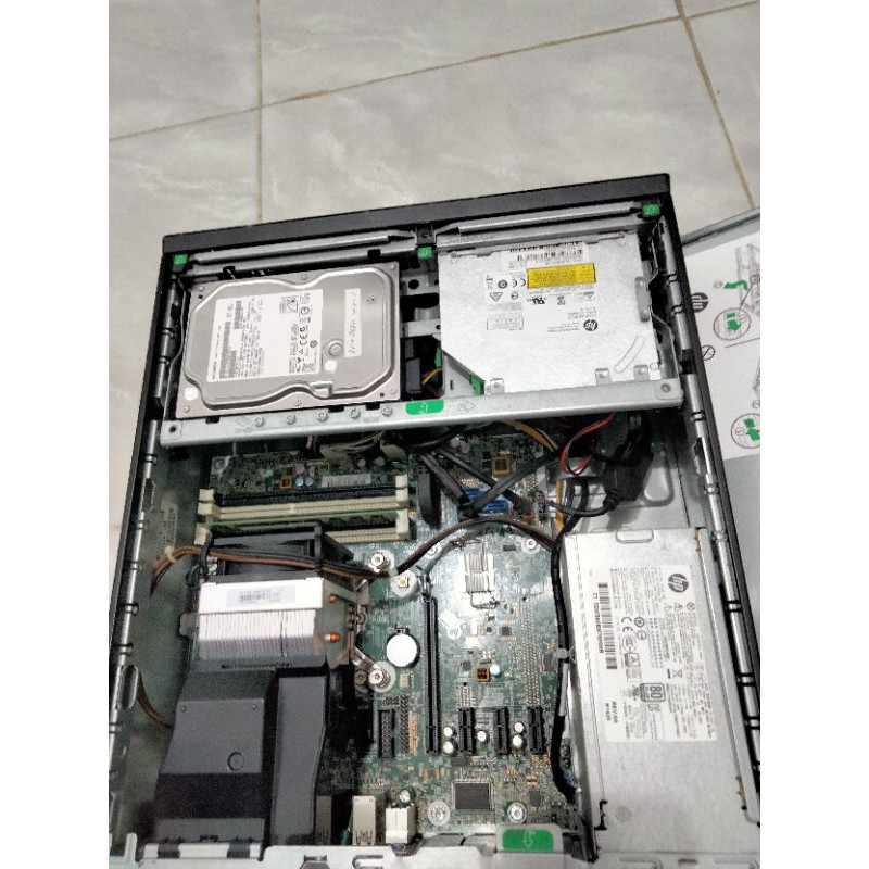 CPU PC komputer built up HP EliteDesk SFF i5 Gen4 4Gb 500Gb