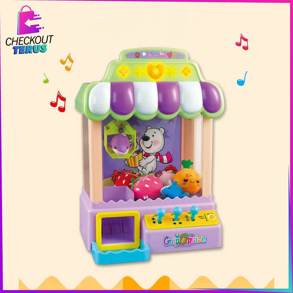 CT M279 Mainan Anak Mesin Capit Mini Doll Machine Mesin Tangkap Boneka Mainan Edukasi Anak Mesin Capit Boneka