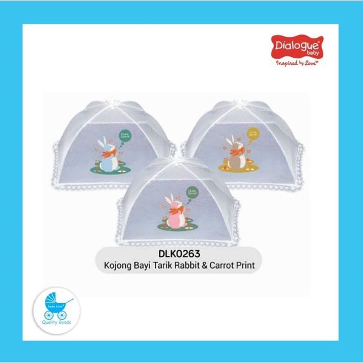 Dialogue DLK0263 Kojong Bayi Tarik Print Rabbit & Carrot