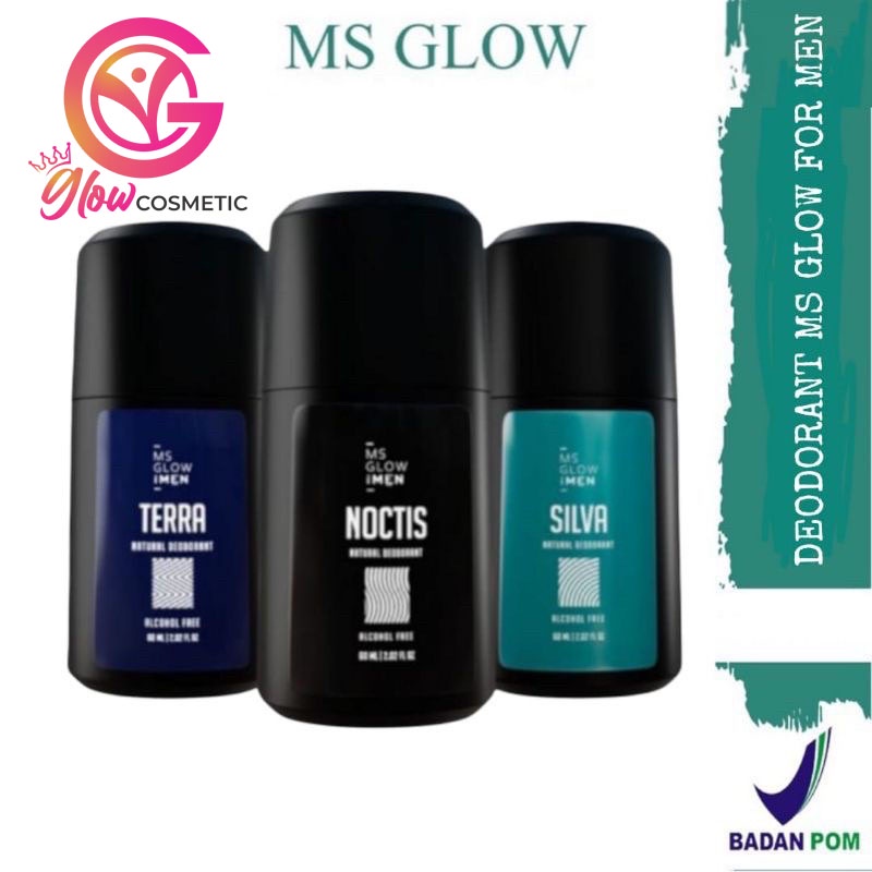 MS GLOW FOR MEN NATURAL DEODORANT 60ML