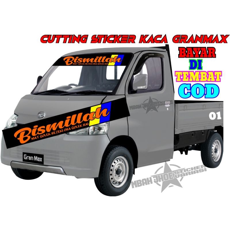 sticker kaca Granmax,sticker kaca mobil,sticker kaca carry/