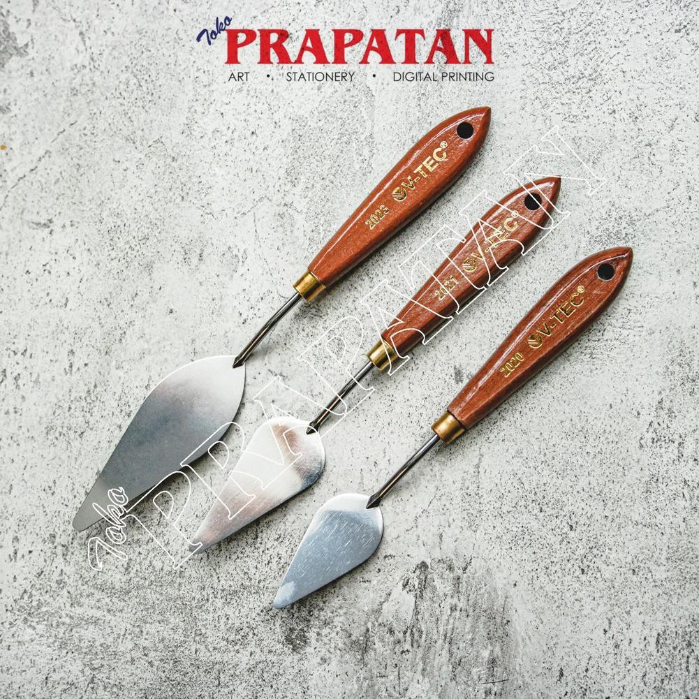 

oW8Code Pisau Palet Lukis V-TEC per pc / Painting Knife / Palette Knife(V3I1) (terupdate)