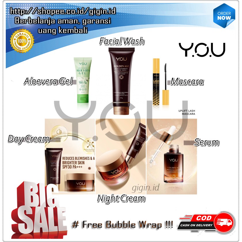 

YOU GOLDEN AGE Skincare ORIGINAL BPOM