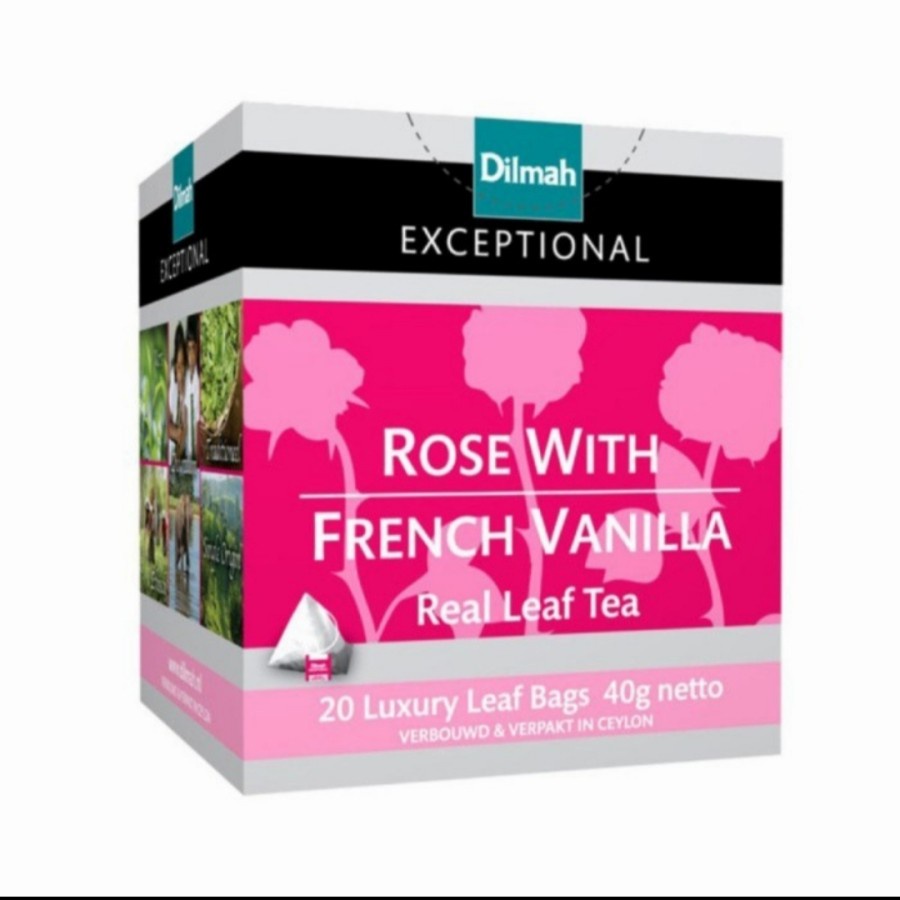 

DILMAH ROSE WITH FRENCH VANILLA TEA 40 GR