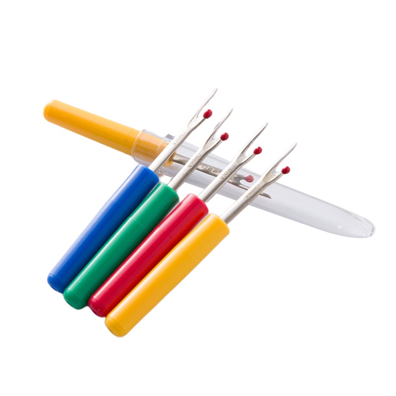 【Theredsunrisesiwy.id】Seam Ripper Stitch Unpicker Thread Cutter Sewing Cross Embroidery Remover Tools