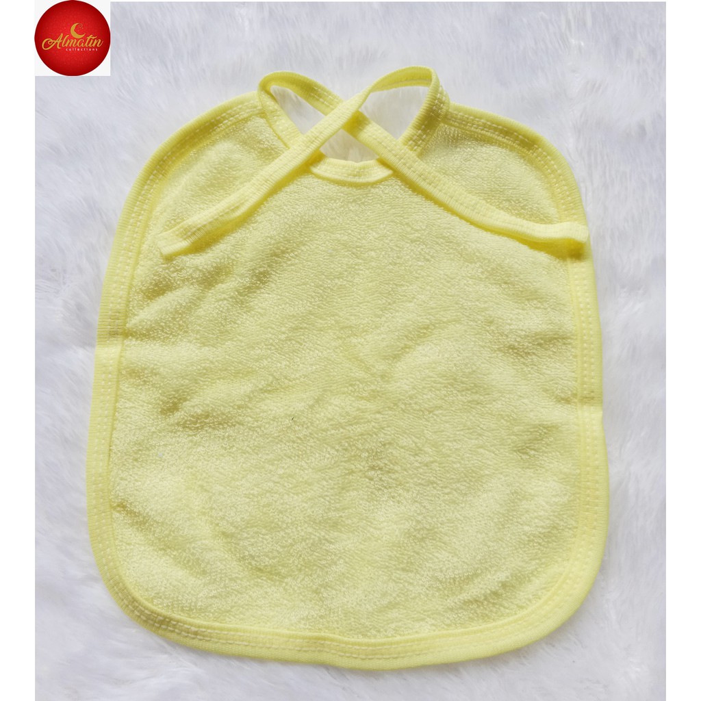 3 Pcs Celemek Makan Bayi | Slaber Bayi Model Kain Handuk