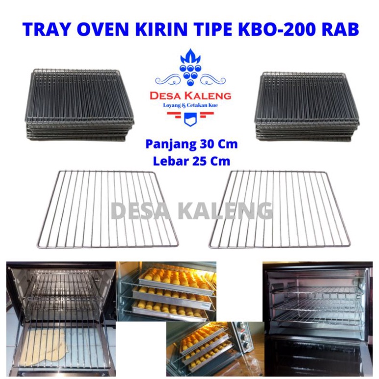 TRAY JARING / RAK JARI JARI OVEN KIRIN TIPE KBO200 RAB / Tray rak/jari jari oven kirin tipe kbo 200R