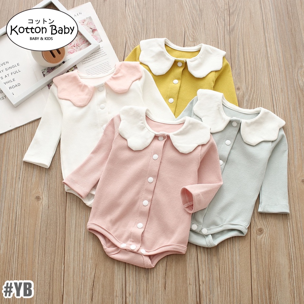 0-18bln JUMPER RUFFLE BASIC BAYI | JUMPSUIT ROMPER BAJU PAKAIAN ANAK catalog YQER YB