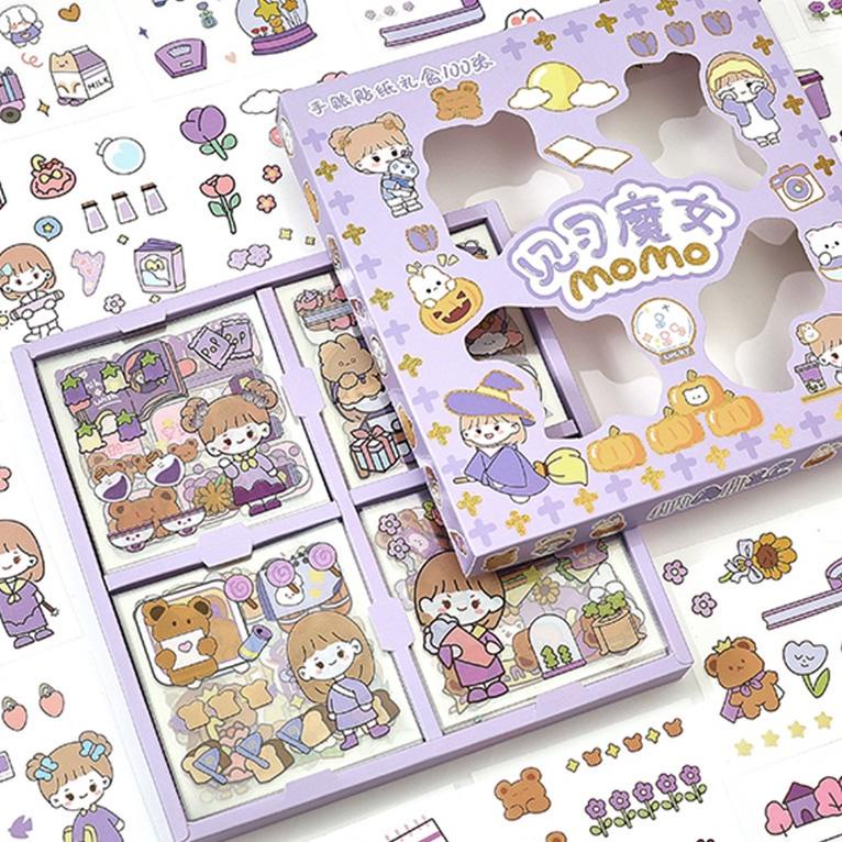 

ニW 100 Lembar Stiker Motif Kartun Korea Lucu Anti Air Dekorasi Handbook Scrapbook DIY STOK BANYAK 2779 ✦