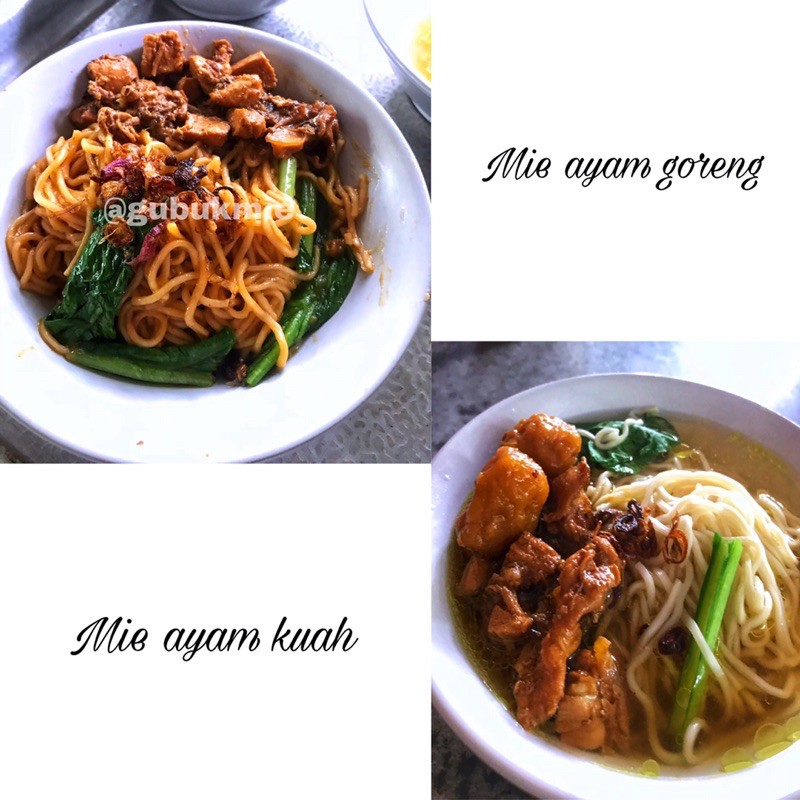 

mie ayam instan siap makan