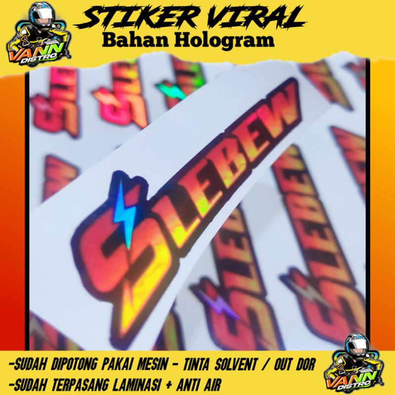 stiker SLEBEW BARU (B)