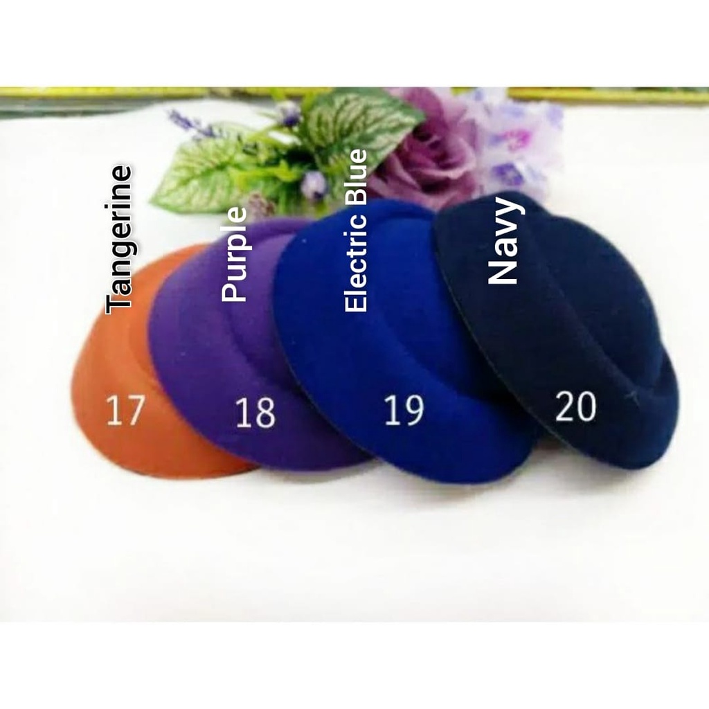 1 BUAH - TOPI MICHIKO SMALL BAHAN BLUDRU | BAHAN TOPI | HEADPIECE SMALL (-/+ 11 X 13 CM)