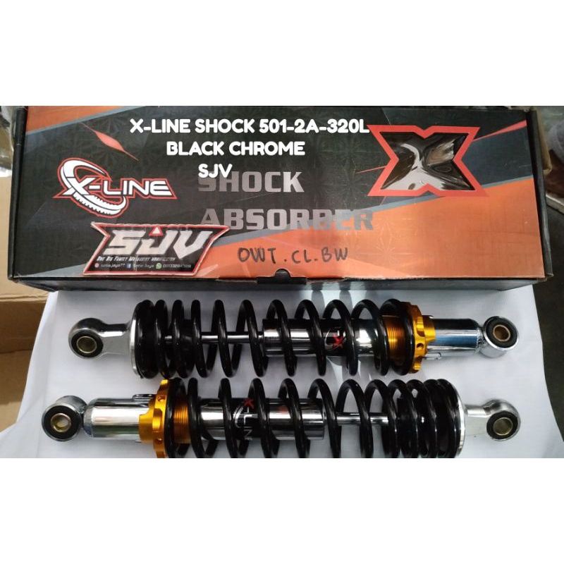 SHOCK X-LINE NON TABUNG UK 280/320/340MM TERMURAH