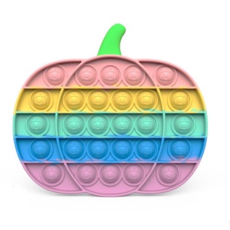 POP IT MURAH RAINBOW  fidget push Pop It Fidget Toy Push mainan anak-Labu