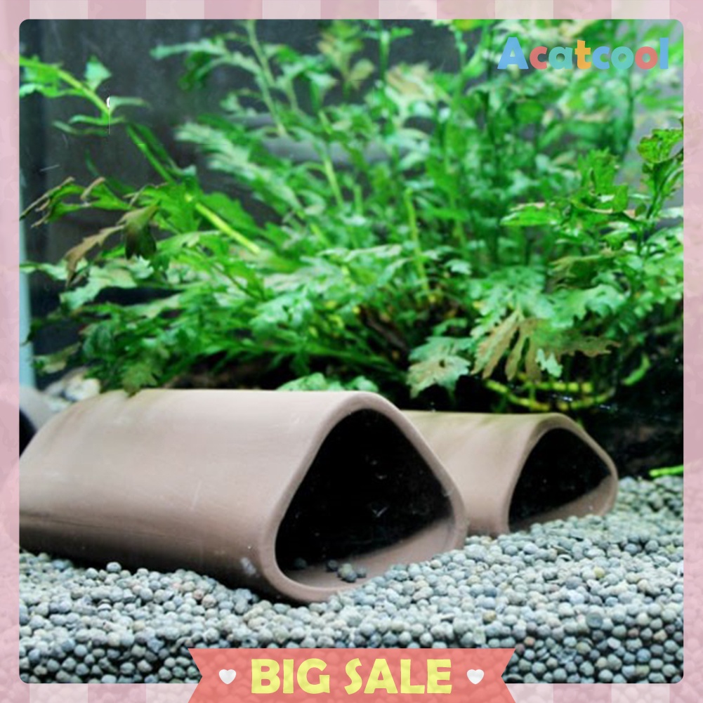 Fish Tank Crystal Shrimp Shelter Special Shaped Ceramic Pot Breeding Cave