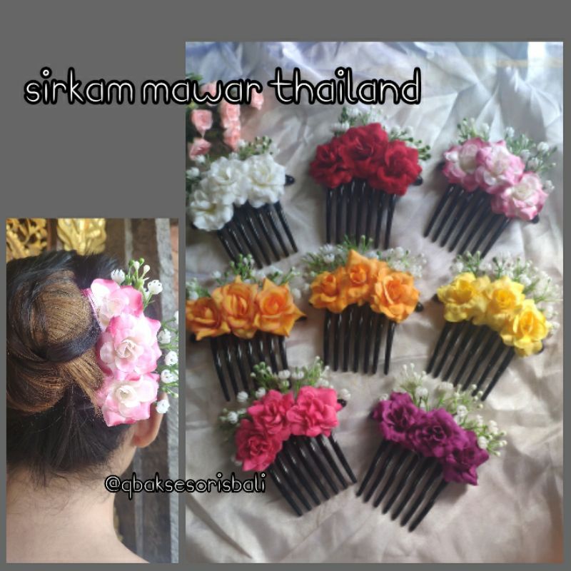 Sirkam rambut mawar thailand
