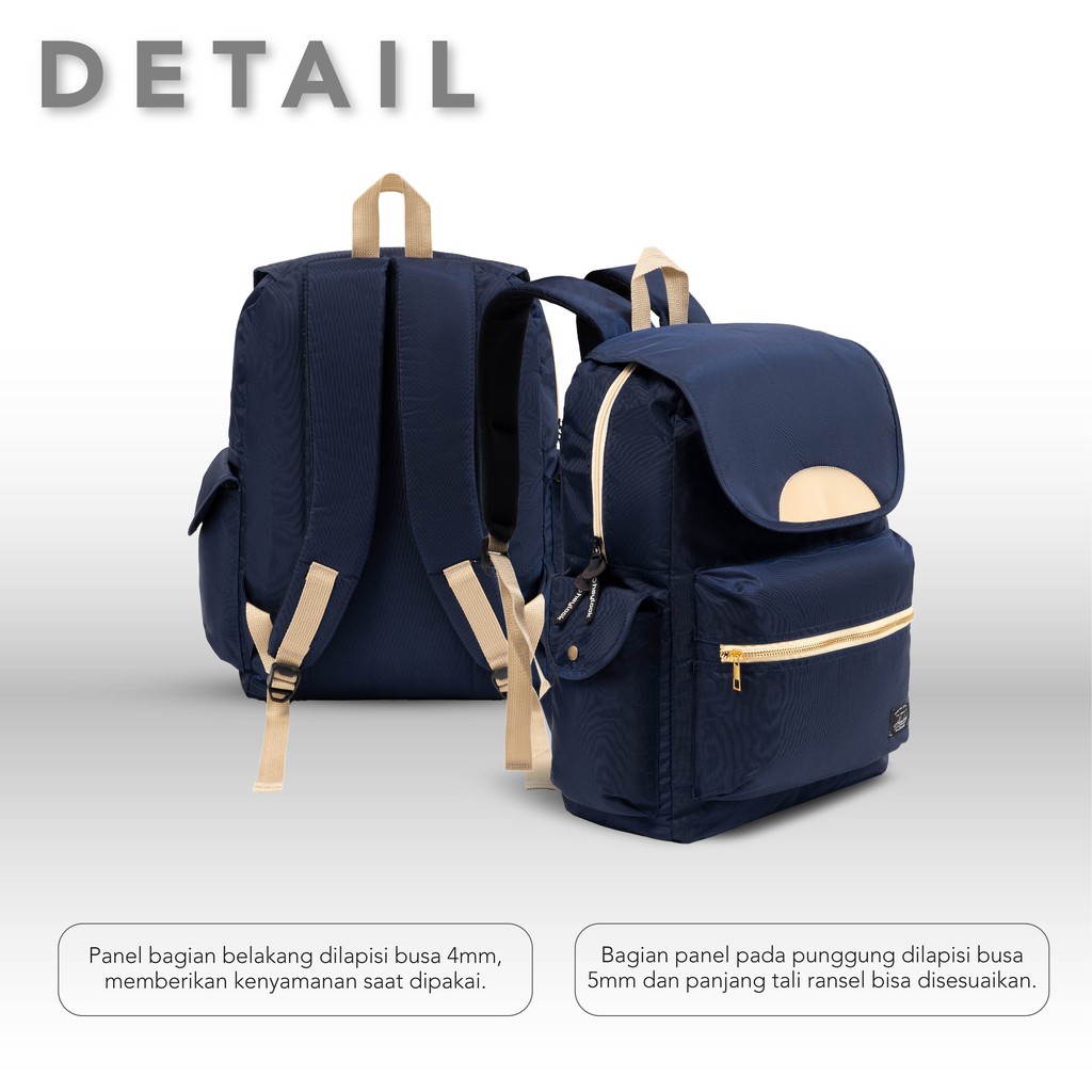 HEYLOOK Project - (Paket Hemat Pelajar) Tas Ransel  Laptop Wanita Backpack KIERRA Tas Leptop 14-16inch Tas Sekolah Perempuan Tas Kuliah Tas Punggung Terbaru