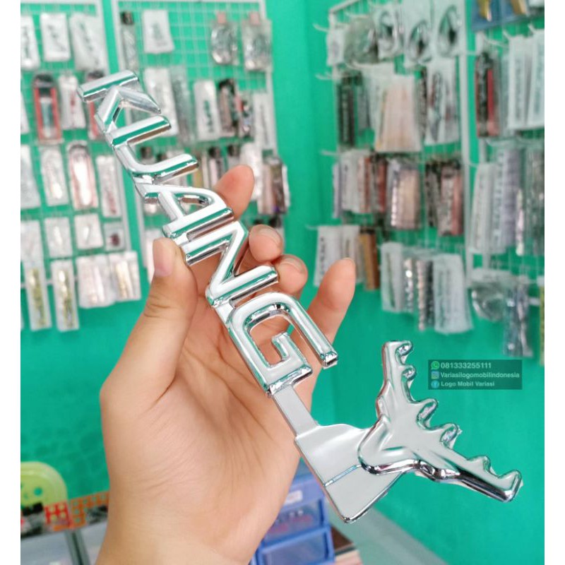 Emblem logo kijang kepala rusa retro kotak toyota untuk krista lgx sgx 1.8efi 2.0efi