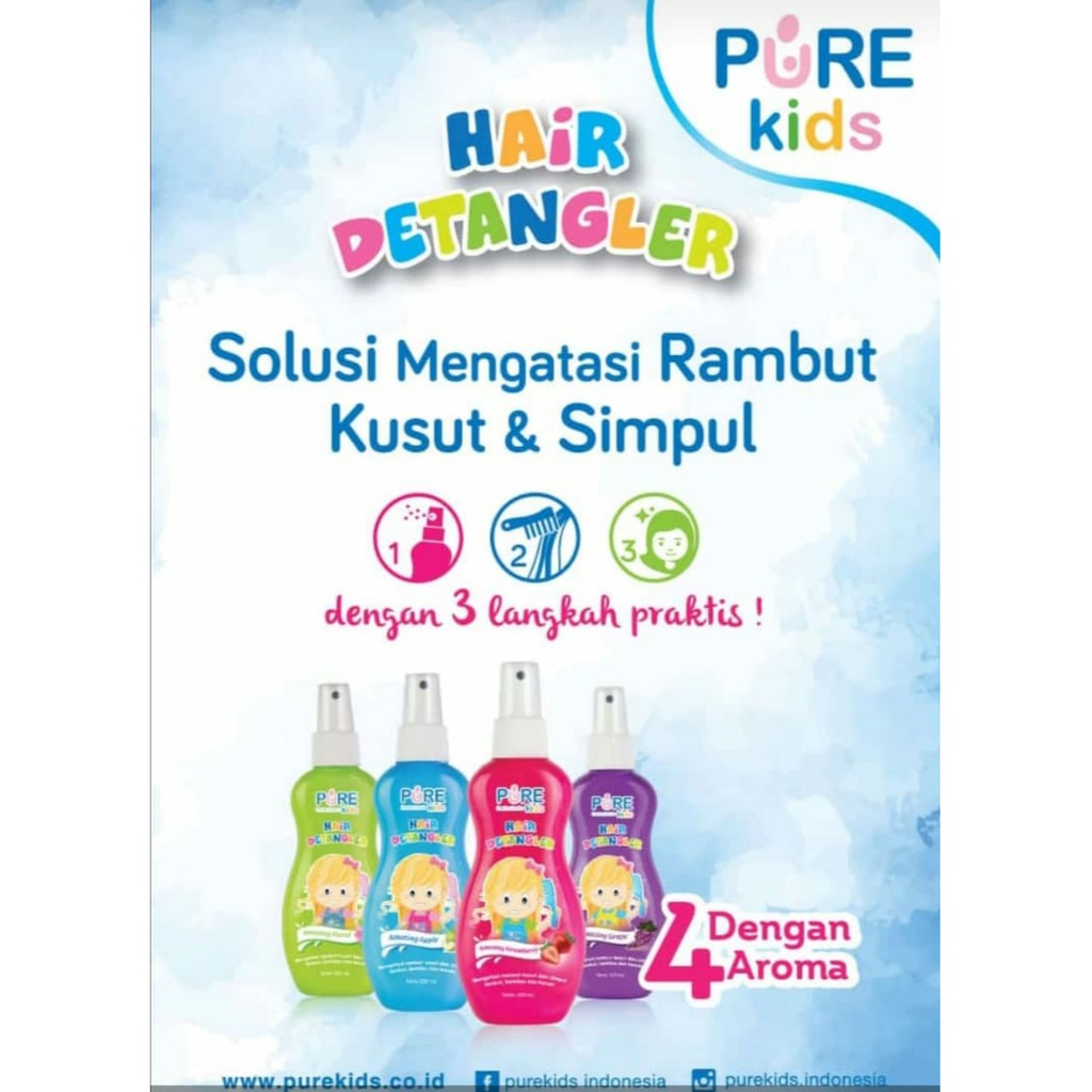 Pure Kids Hair Detangler 200 ml