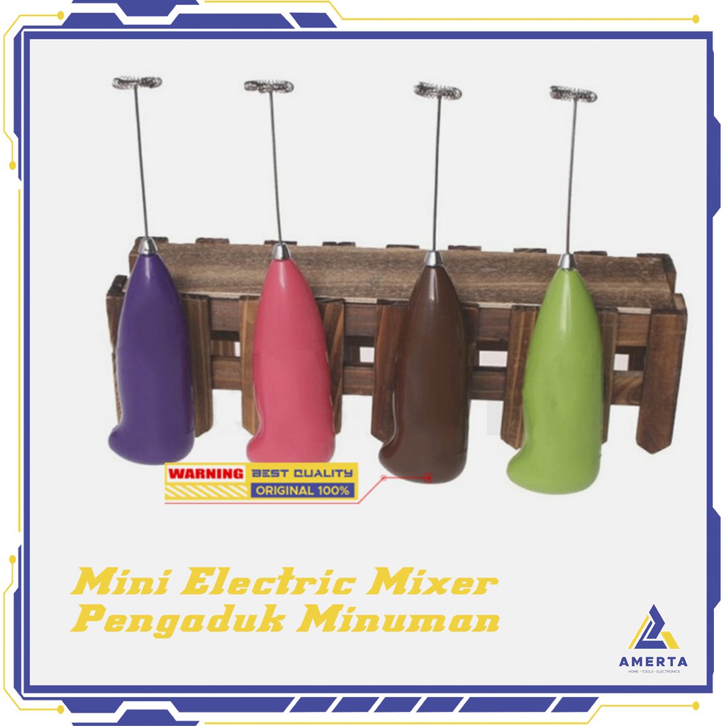 Mixer Pembuih Kopi Susu Elektrik Milk Frother Foamer