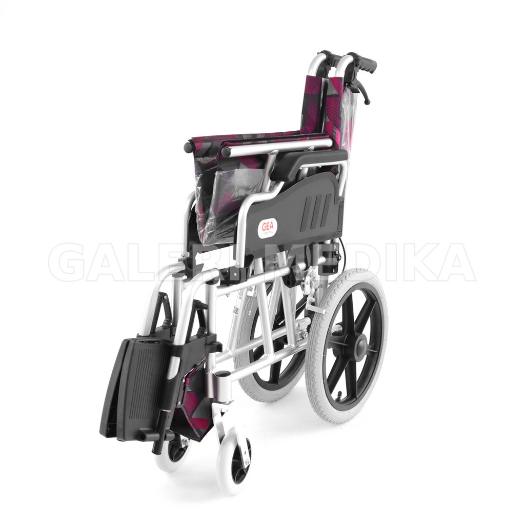 Kursi Roda Travel Alumunium / Alumunium Wheelchair GEA FS907LJ / FS 907 LJ / FS-907LJ Ringan Bisa Dilipat