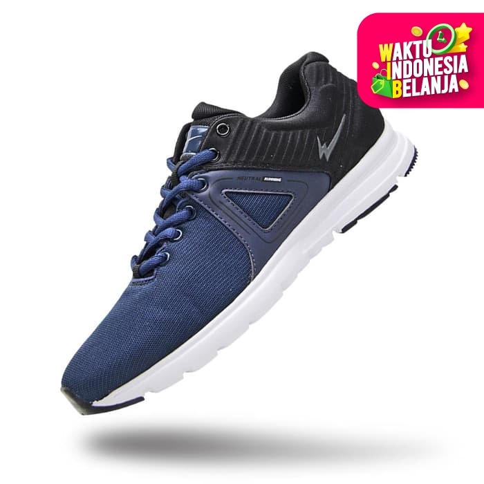 Sepatu Eagle Hector – Running Shoes - Navy Black, 37