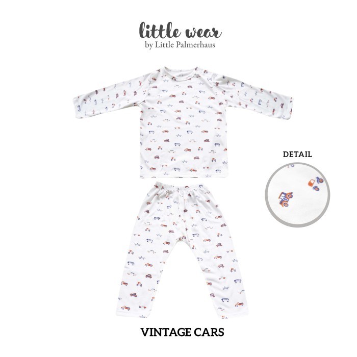 Little Wear Button Shoulder Long by Little Palmerhaus - Baju Bayi