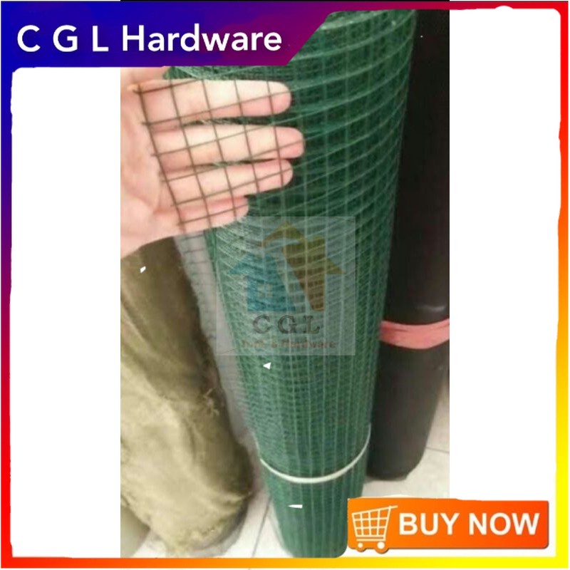 KAWAT LOKET PVC HIJAU 1/2"×90cm