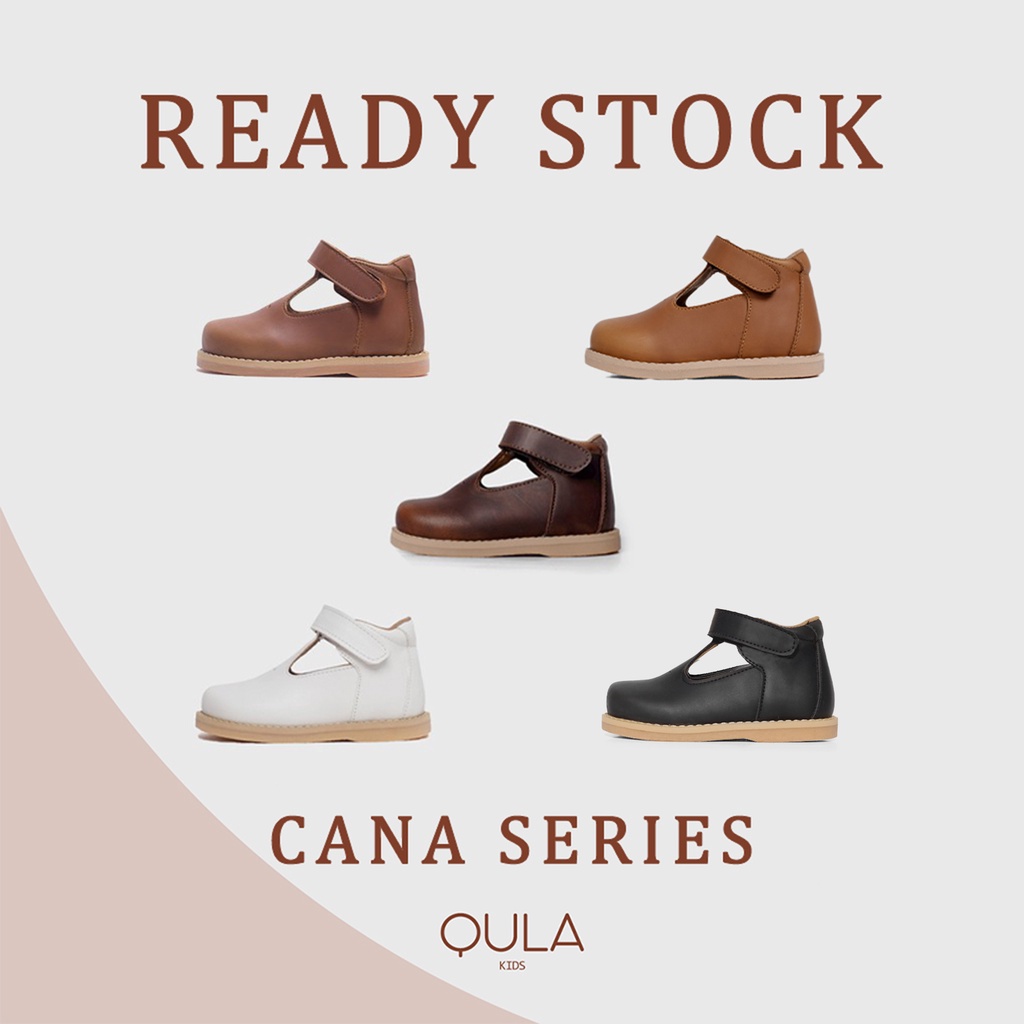 Ready Stock - Cana Series Sepatu Anak Toddler Vintage Usia 1,2,3,4,5 Tahun