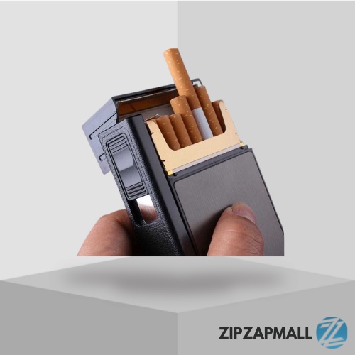 Firetric Focus Kotak Rokok 20 Slot Korek Elektrik Removable / Tempat Penyimpanan Case Wadah Kotak Rokok Dan Korek Api Gas Bara Usb Elektrik Charger Isi 20 Batang Mancis Plus Korek Keren Akrilik Unik Murah / Bungkus Roko Rokok Mild Korek Api Murah