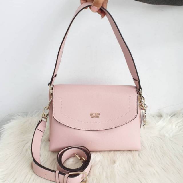 guess digital bag pink