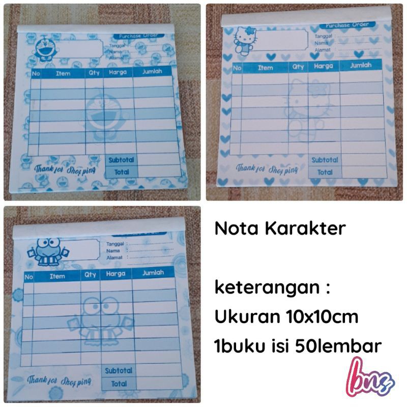 

NOTA & KERTAS PENGIRIMAN ONLINE SHOP MURAHHHHH