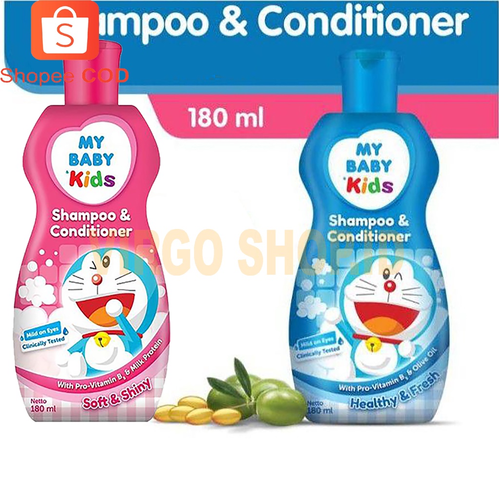 MY BABY Kids Shampoo &amp; Conditioner 180 mL / Condtioner / Perawatan Rambut / Shampoo / Shampo Conditioner / Perawatan Rambut Kering