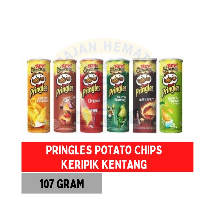 

NEW Pringles 107 Gram Original/Sour Cream/Cheese/Hot/Seaweed/BBQ - ORIGINAL