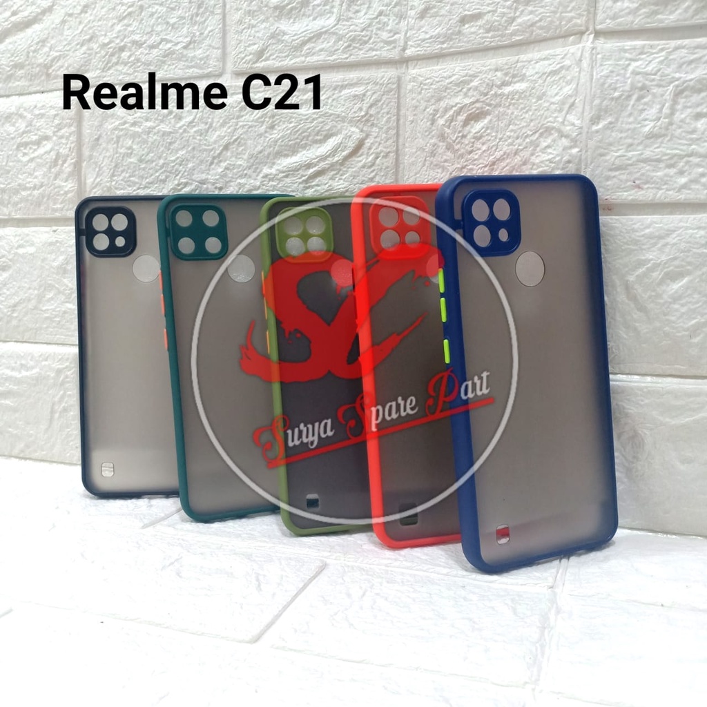 Case Realme C25 C25S - Slim Case Fuze Dove Realme C20 C21 - SC