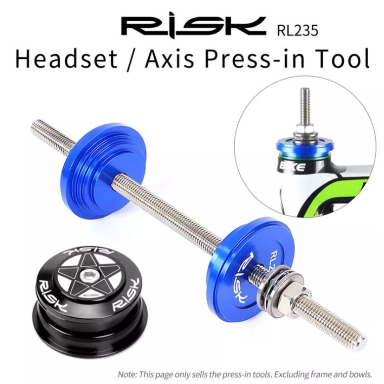 Risk Alat Press BB Bottom Bracket Headset Kunci Memasang Headset dan BB Bottom Bracket Press fit Press in Tool Bottom Bracket Headset
