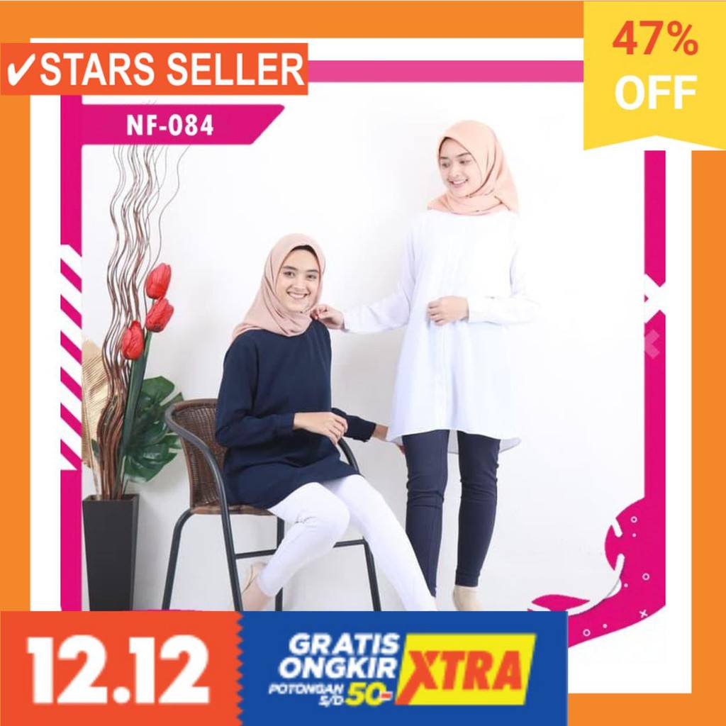 PAKAIAN MUSLIM TERBAIK PALING ANAK ORANG TUA PINK MURAH / KAMELA TUNIK TUNIKMURAH ATASANWANITA