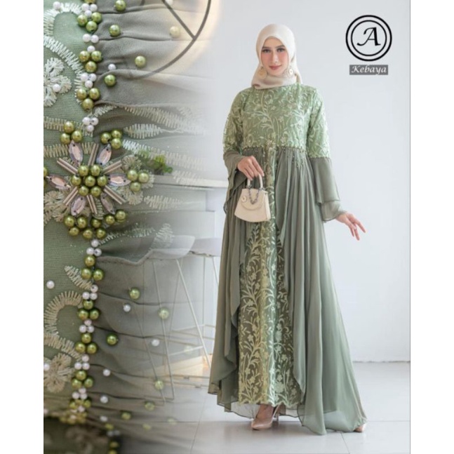 Gamis Dinda Kebaya / Gamis Pesta / Gamis Modern