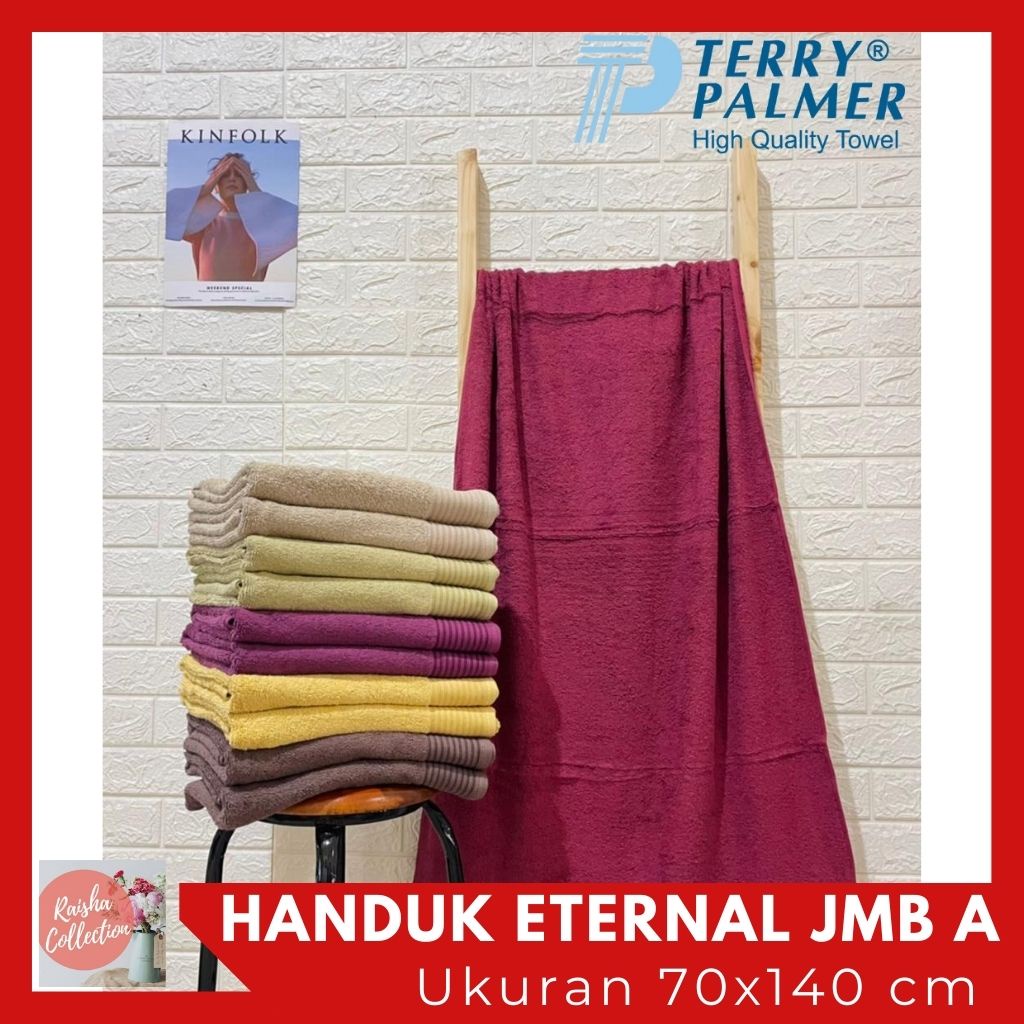 RC Terry Palmer Handuk Mandi Dewasa Berlabel dan Tidak Berlabel Eternal Jumbo Ukuran 70x140 cm