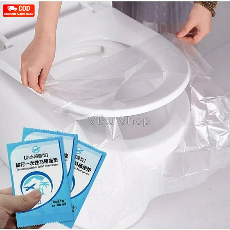 Alas Duduk Closet Travel Disposable Seat Cover Toilet Umum Kedap Air