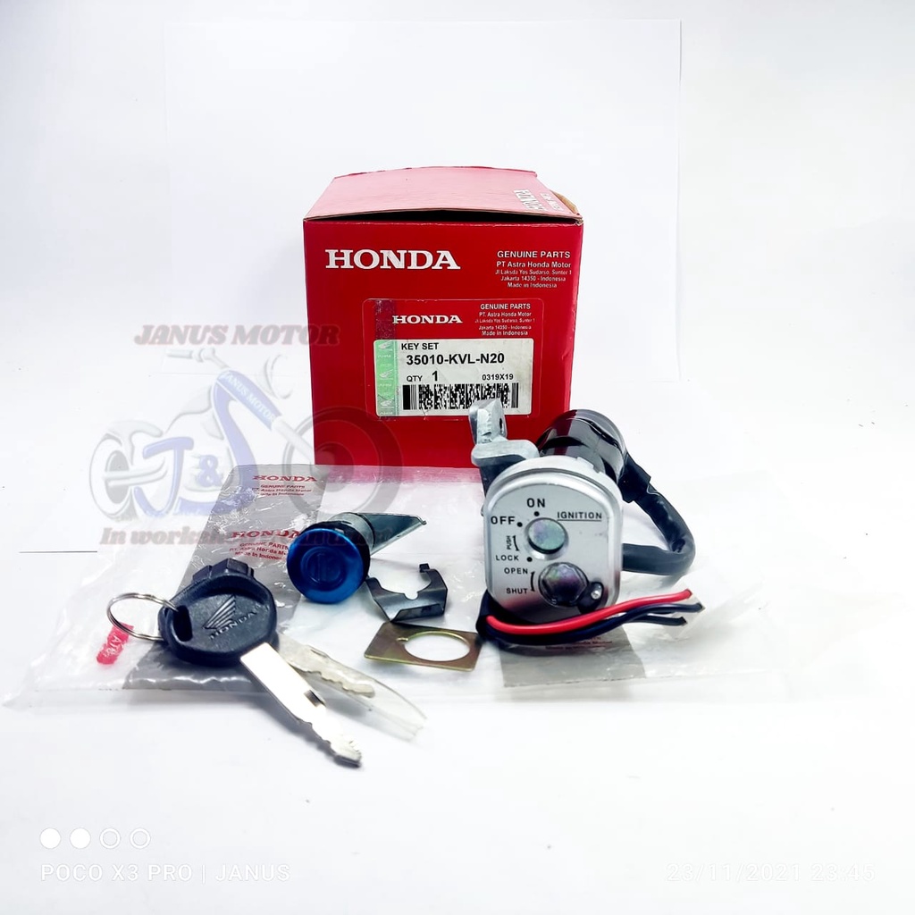 Kunci kontak SET PLUS JOK VARIO 110 PERTAMA KUALITAS ORIGINAL KARBURATOR LAMA set KVB kualitas orisinil ASSY CW KARBU PRESISI AWET ORI ASLI HONDA HGP-2