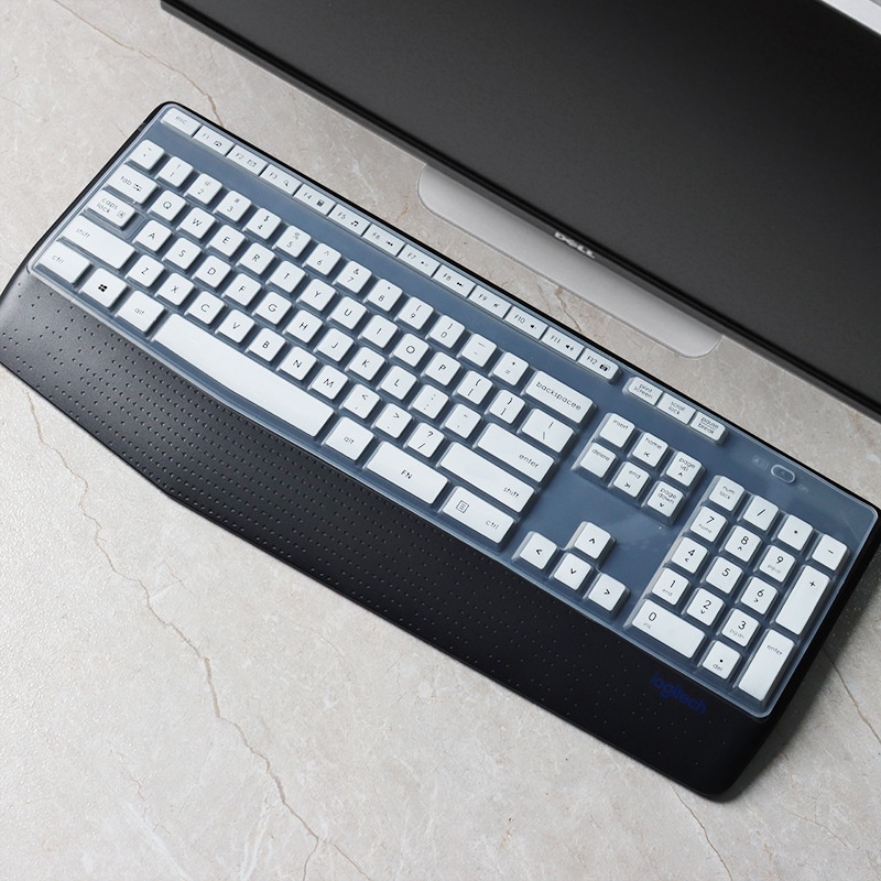 Cover Pelindung Keyboard Wireless Logitech Mk345 K345 Bahan Silikon Tahan Air