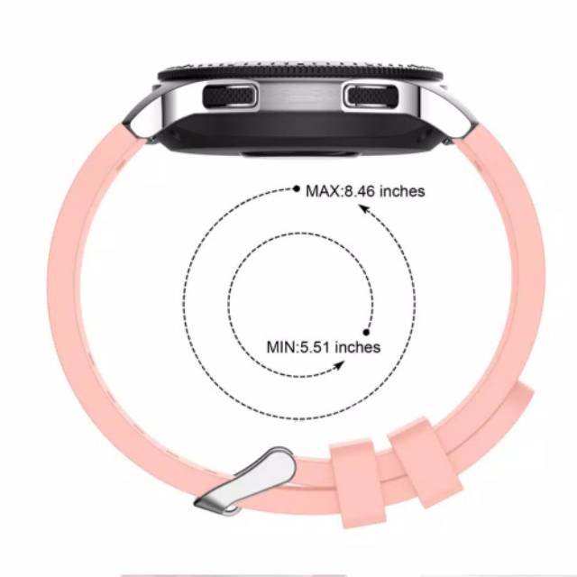 Strap Silicon rubber Samsung Galaxy watch 42mm tali jam smartwatch