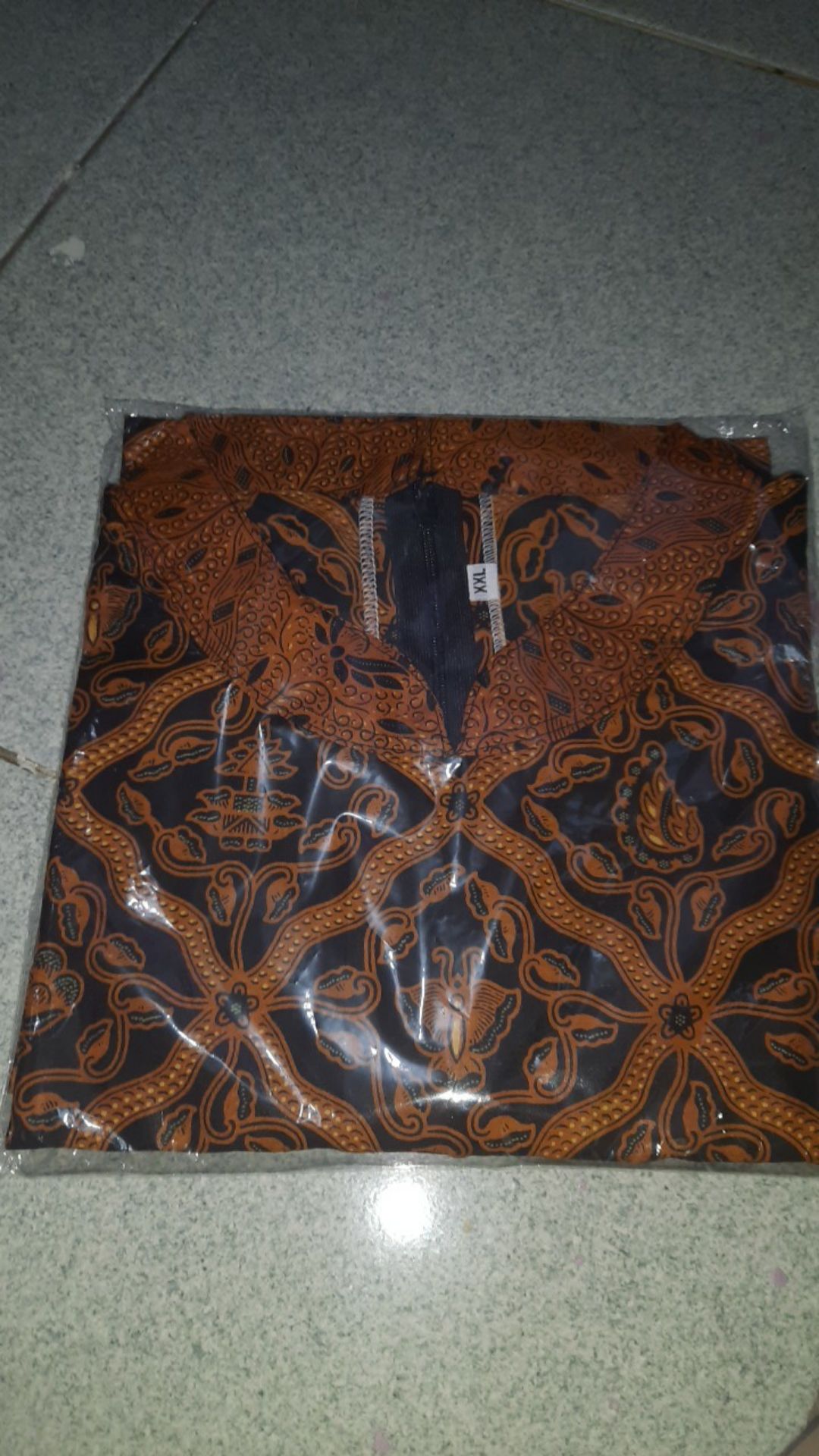 Tunik Jumbo Batik Sogan Solo  | Dress Batik Sogan Asli Solo Xxl Xxxl